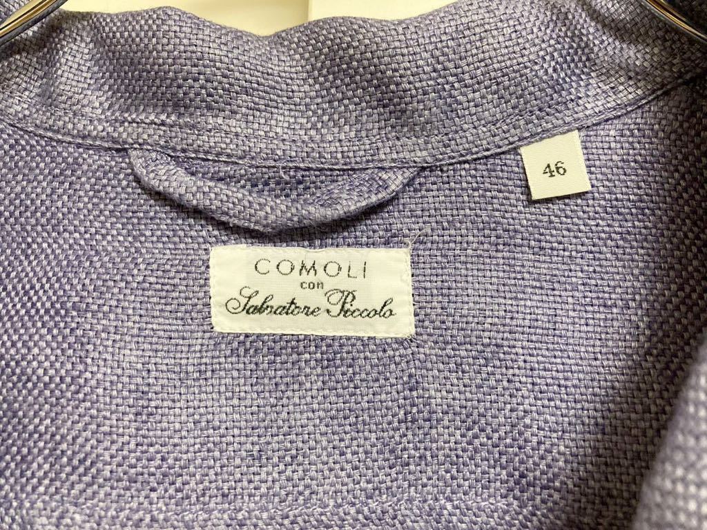 新品未使用 COMOLI サルヴァトーレ・ピッコロ リネン シャツジャケット