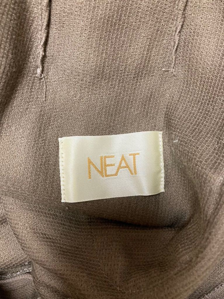 美品 NEAT ニート コットンピケカーゴショーツ KHAKI sizeS 美品 NEAT ニート コットンピケカーゴショーツ KHAKI sizeS