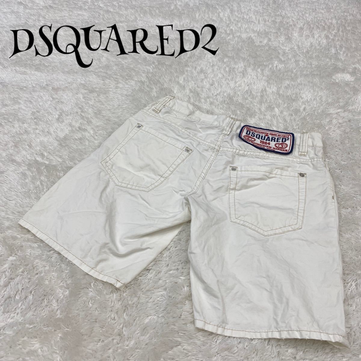 くらしを楽しむアイテム ディースクエアード☆ハーフパンツ DSQUARED2 38 三崎商事 白パンツ ジーンズ くらしを楽しむアイテム ディースクエアード☆ハーフパンツ DSQUARED2 38 三崎商事 白パンツ ジーンズ