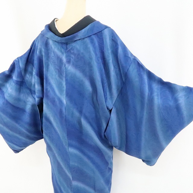 ゆめsaku2 新品 BANKAN 紋紗 夏着物 正絹 ロング丈 仕付け糸付“美しいグラデーションの流れにもう一つの美”長羽織 1995