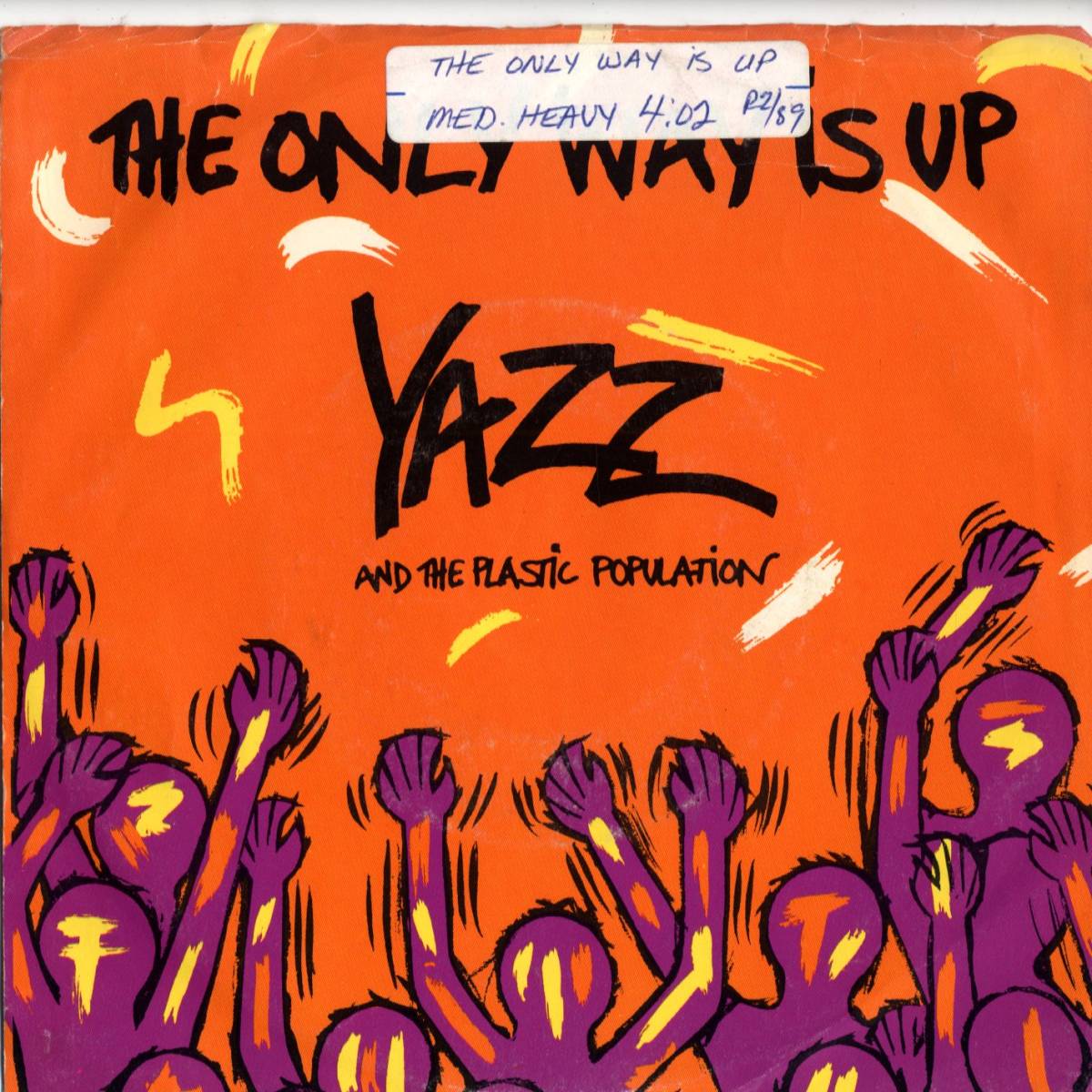 Yazoo 「The Only Way Is Up/ Bad House Music」 米国ELEKTRA盤EPレコード_画像1