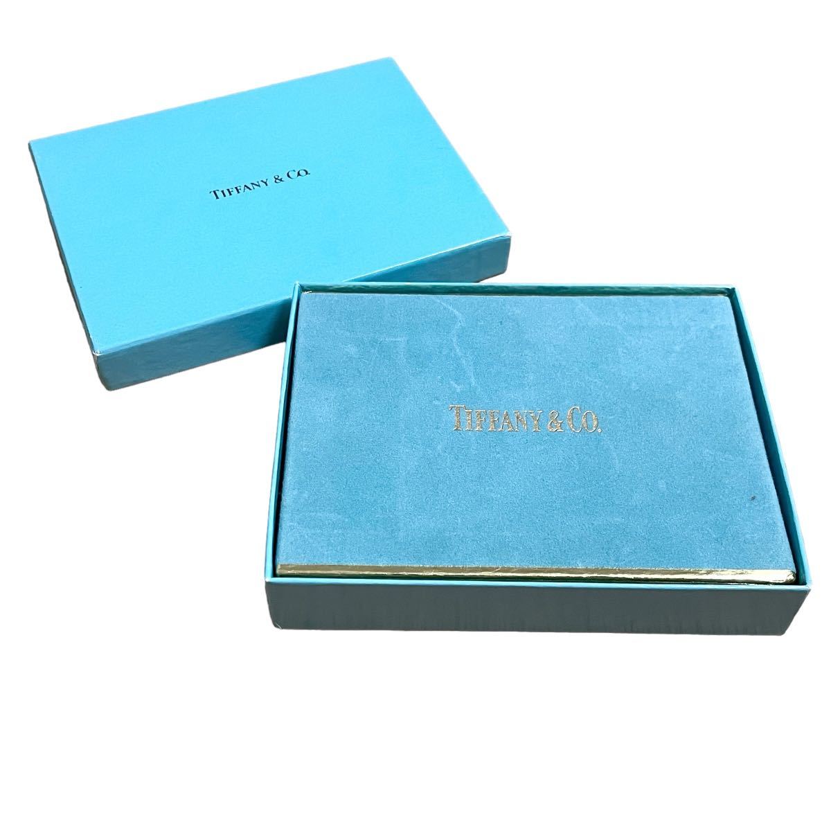 ◆Tiffany◆ ティファニー トランプ 名前入り 54枚2セット F6450 TIFFANY&Co. トランプカード 箱付き ブラックホワイト_画像2