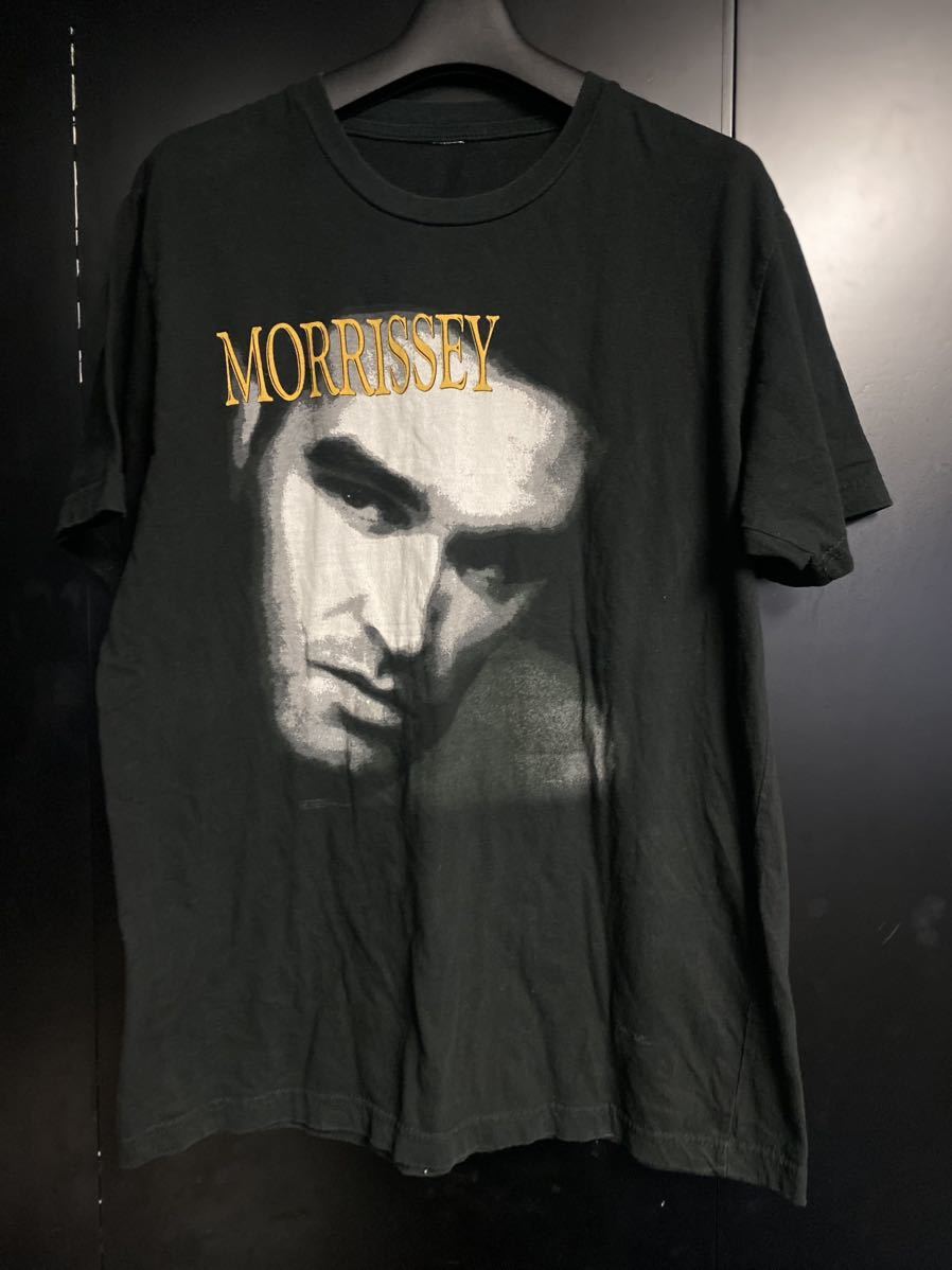 激レア 当時物 MORRISSEY Tシャツ ヴィンテージ　サイズL ブラック　モリッシー　バンドTシャツ　コピーライト