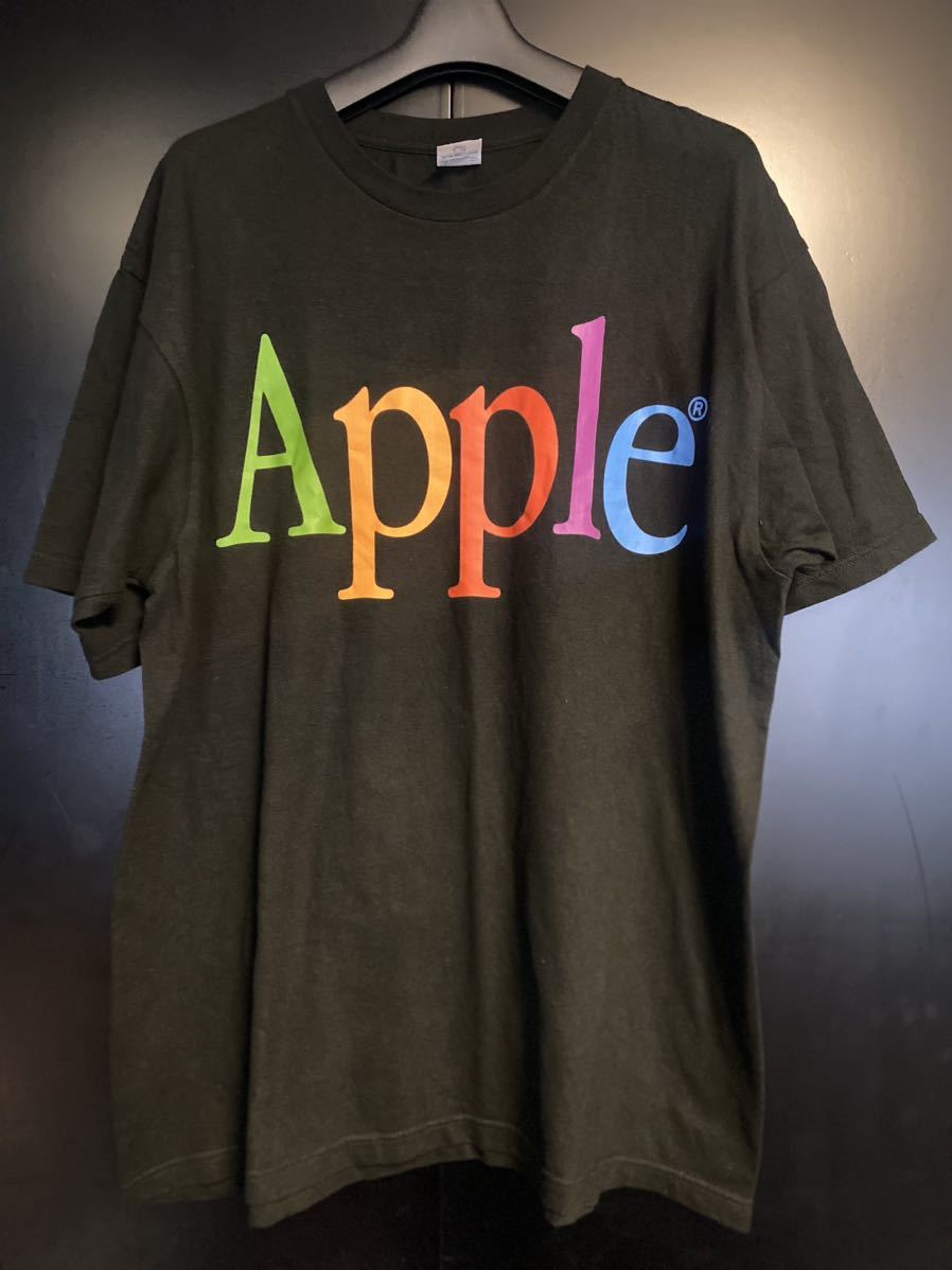 激レア Apple Tシャツ　ブラック　企業Tシャツ　サイズXL Google アップル Tシャツ　IBM Tシャツ