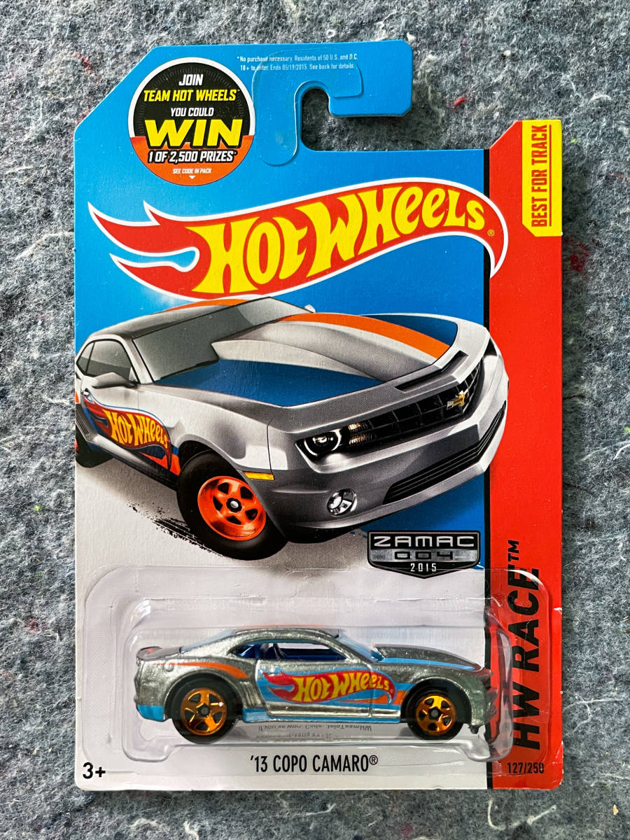 Hot Wheels 2015 Walmart Exclusive Zamac '13 Copo Camaro ホットウィール ウォルマート限定 ザマック カマロ_画像1