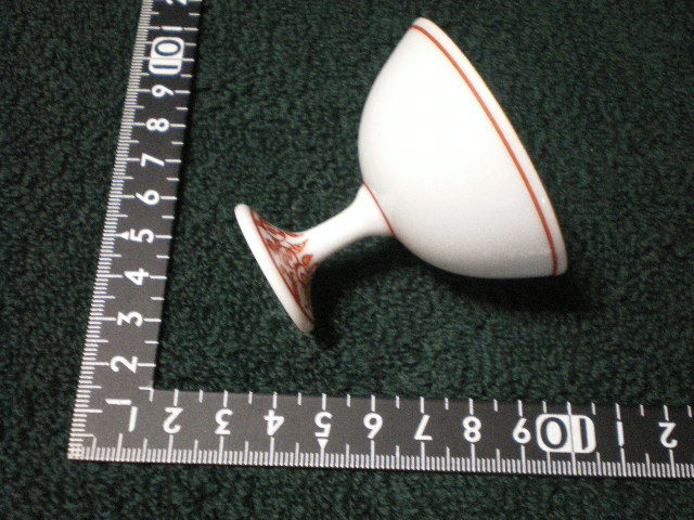 珍品フリマ] 陶器　取っ手付き　杯　ぐい飲み　おちょこ　口径：5.9ｃｍ　高さ：5.2ｃｍ[送料無料]_画像4