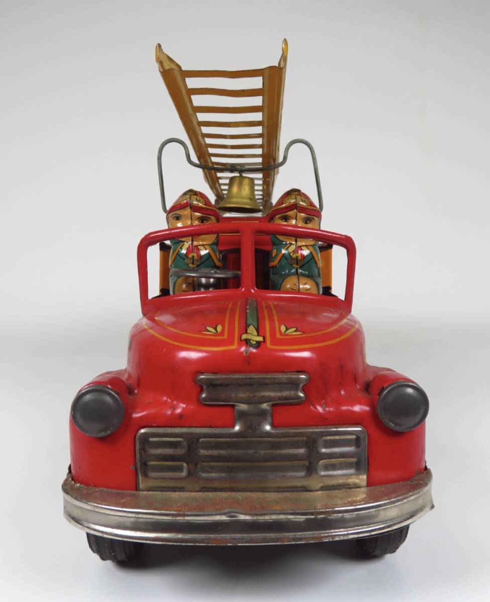 昭和レトロ ブリキのおもちゃ 野村トーイ 消防車 はしご車 FIREDEPT