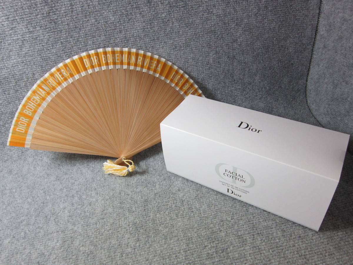 5055) 未使用品 Christian Dior ディオール ノベルティ 扇子