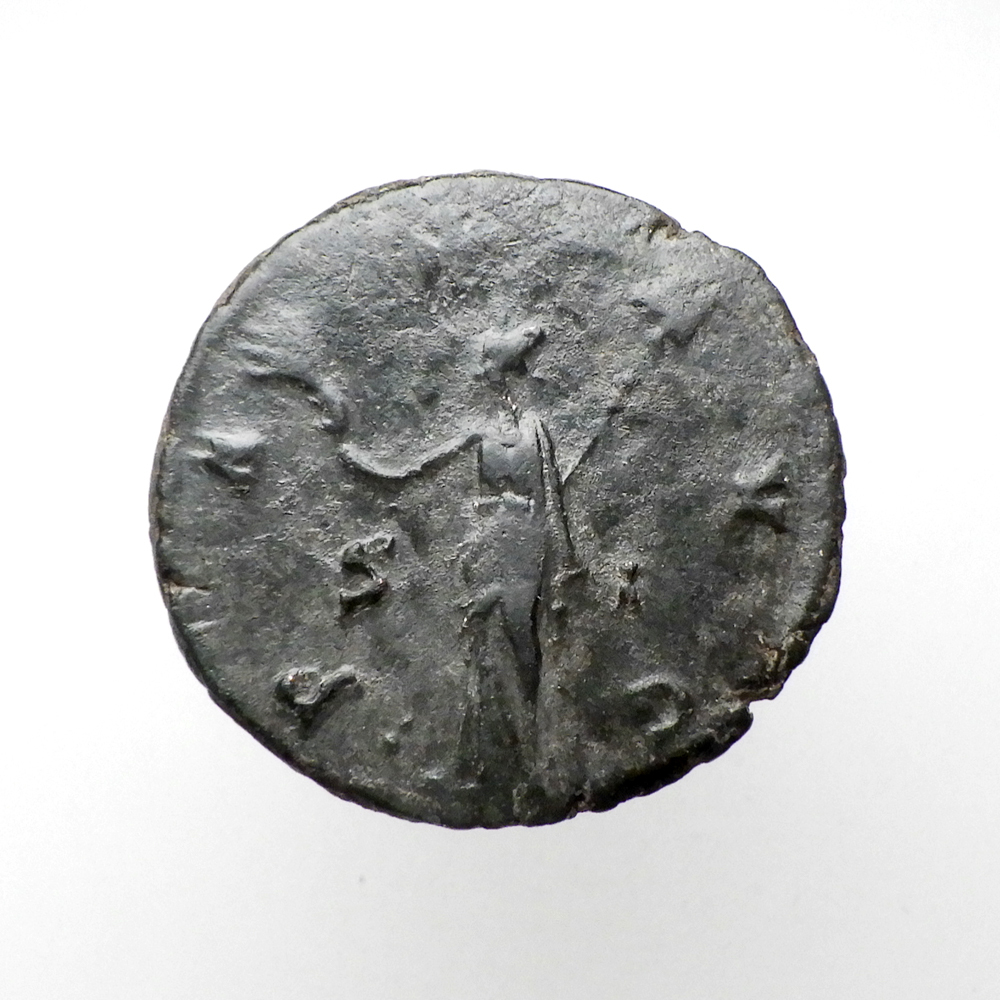 【古代ローマコイン】Gallienus（ガッリエヌス）クリーニング済 ブロンズコイン 銅貨 アントニニアヌス(tnQuCi2GeW)_画像2