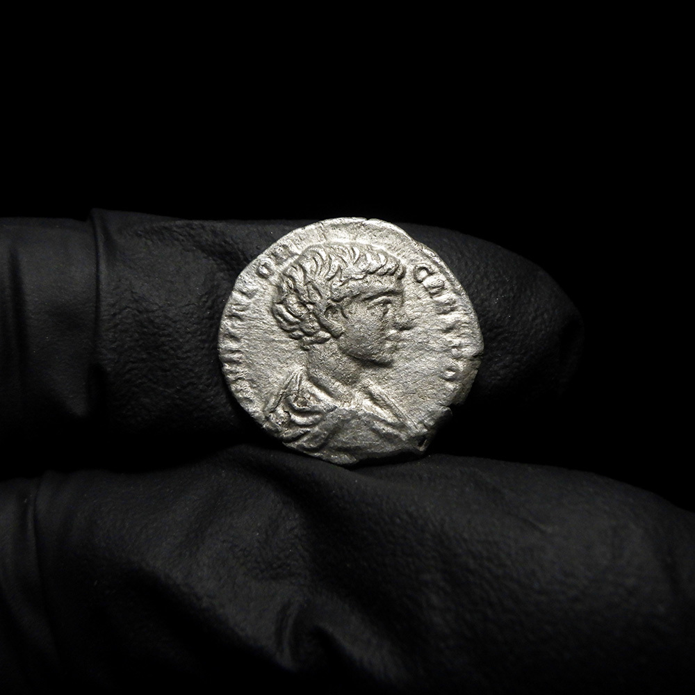 【古代ローマコイン】Caracalla（カラカラ）クリーニング済 シルバーコイン 銀貨 デナリウス(33fYEV_g3r)_画像3