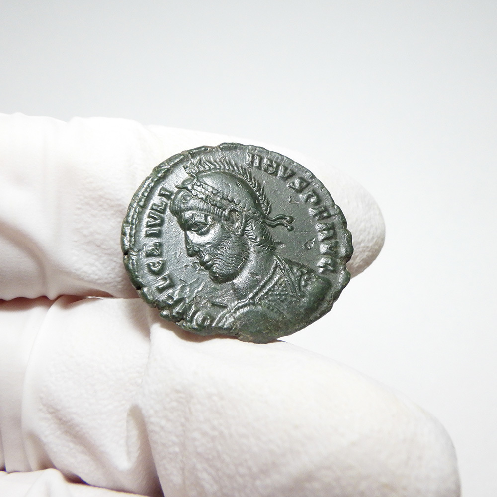 【古代ローマコイン】Julian II（ユリアヌス2世）クリーニング済 ブロンズコイン 銅貨 フォリス(2nQiKxV4Tz)_画像5