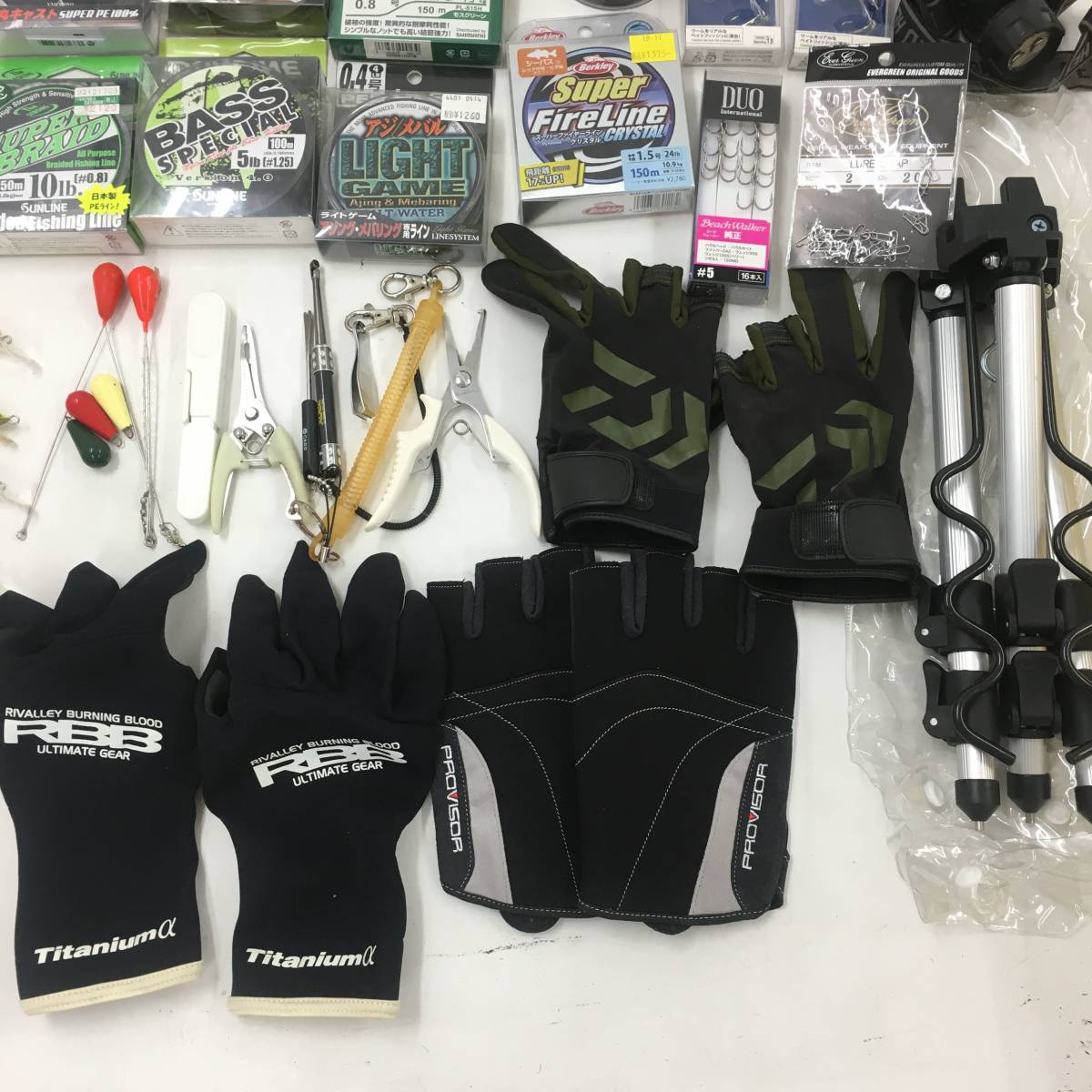 1円~】 釣り具用品 大量 まとめ売り バケツ ロッドホルダー ルアー