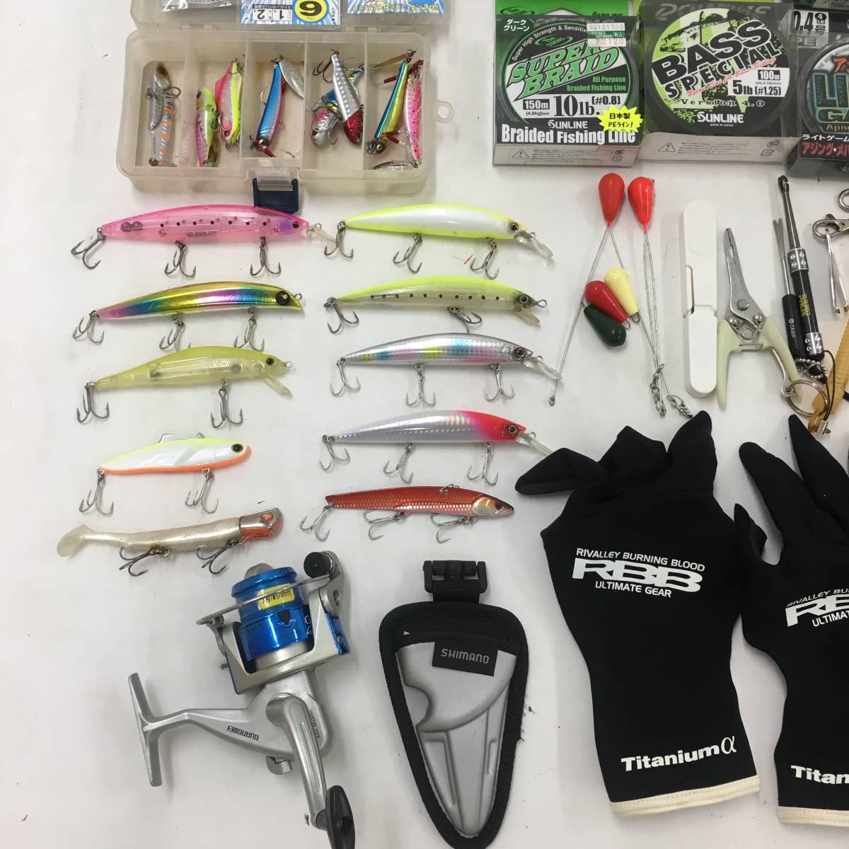 1円~】 釣り具用品 大量 まとめ売り バケツ ロッドホルダー ルアー