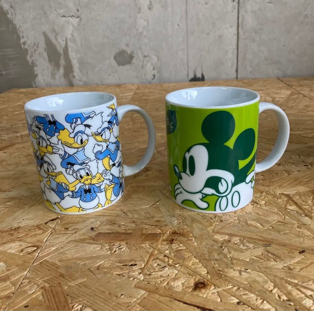 No.470【非売品】マグカップ KIRIN オリジナル ディズニー マグカップ ミッキーマウス ドナルドダック 2個セット キャラクター グッズの画像2