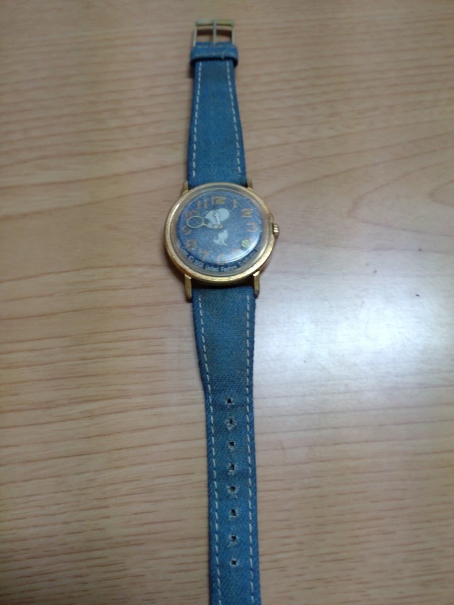 TIMEX スヌーピー 機械式手巻き 腕時計 テニス タイメックス 稼働