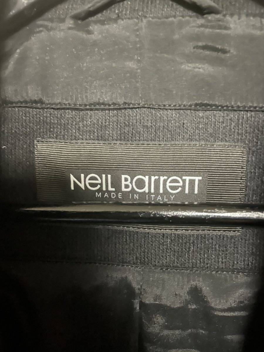 【希少】未使用 ニールバレット neil barrett ライダースコート　ブラック　黒　