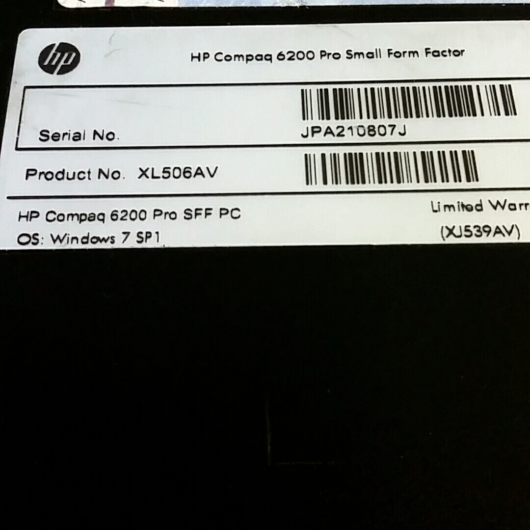 Windows XP,Vista,7,8,10 OS選択可 HP Compaq 6200 Pro SFF Core i3