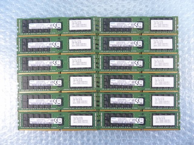 1OHZ // 16GB 12枚セット計192GB DDR4 19200 PC4-2400T-RA1 Registered RDIMM M393A2G40EB1-CRC0Q S26361-F3934-L612//Fujitsu CX2570 M2取_画像1