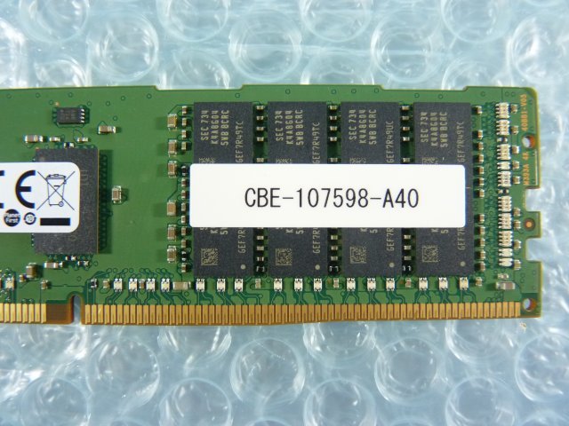1OLD //32GB DDR4 19200 PC4-2400T-RA1 Registered RDIMM 2Rx4 M393A4K40BB1-CRC0Q CBE-107598-A40//NEC Express5800/R120g-1M 取外//在庫9_画像3