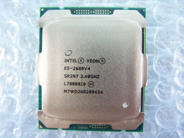 超美品の V4 E5-2680 Xeon Intel // 1OLG 2.4GHz //(同ロット)在庫6 取