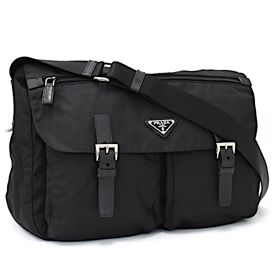 【60%OFF】 三角プレート クロスボディ ショルダーバッグ プラダ 1点限定 トライアングルロゴ PRADA ブラック レザー ナイロン ショルダーバッグ 【60%OFF】 三角プレート クロスボディ ショルダーバッグ プラダ 1点限定 トライアングルロゴ PRADA ブラック レザー ナイロン ショルダーバッグ