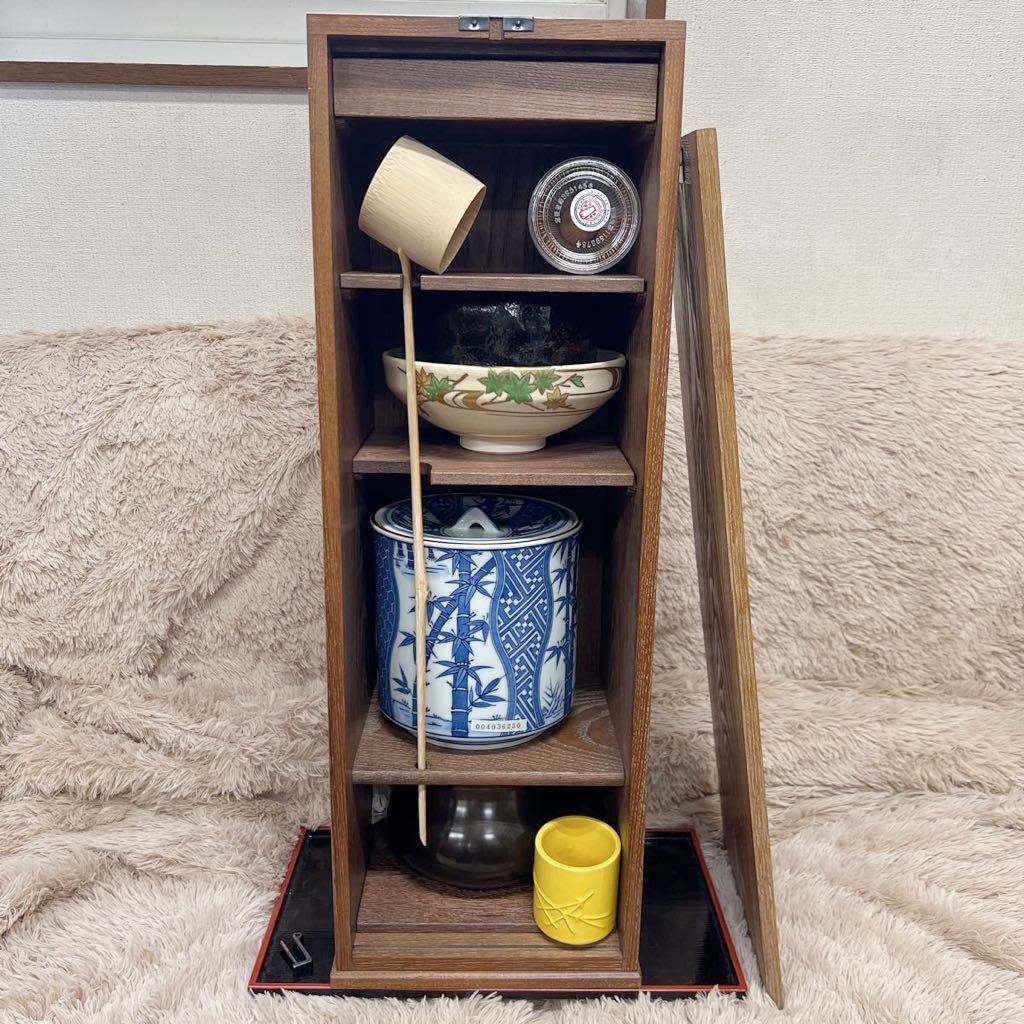 ☆新品☆茶道具セット お茶道具一式 茶道具揃え 茶道　和 お抹茶 (07095E_画像1