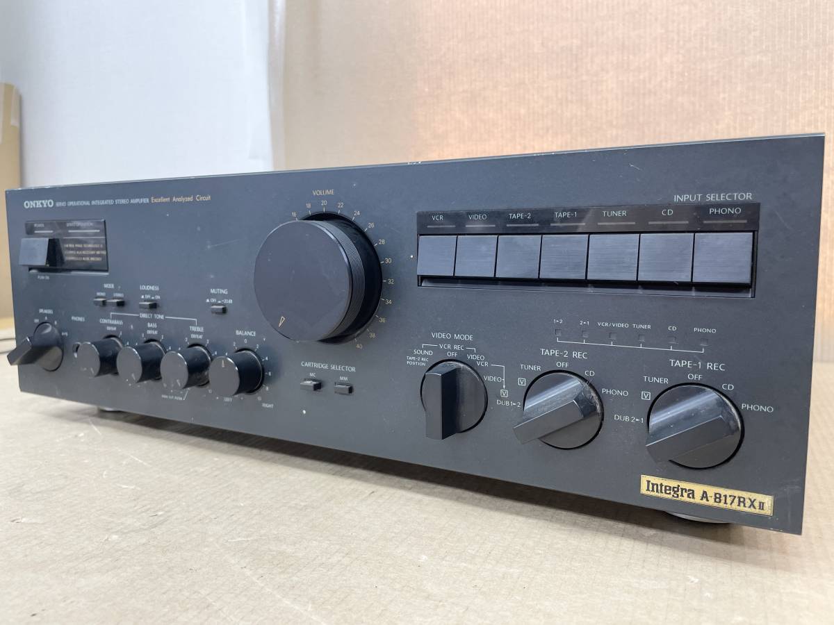 ホ VX-60◇ ONKYO/オンキョー【Integra A-817RXⅡ】プリメインアンプ◇(一般)｜売買されたオークション情報、ヤフオク!  の商品情報をアーカイブ公開