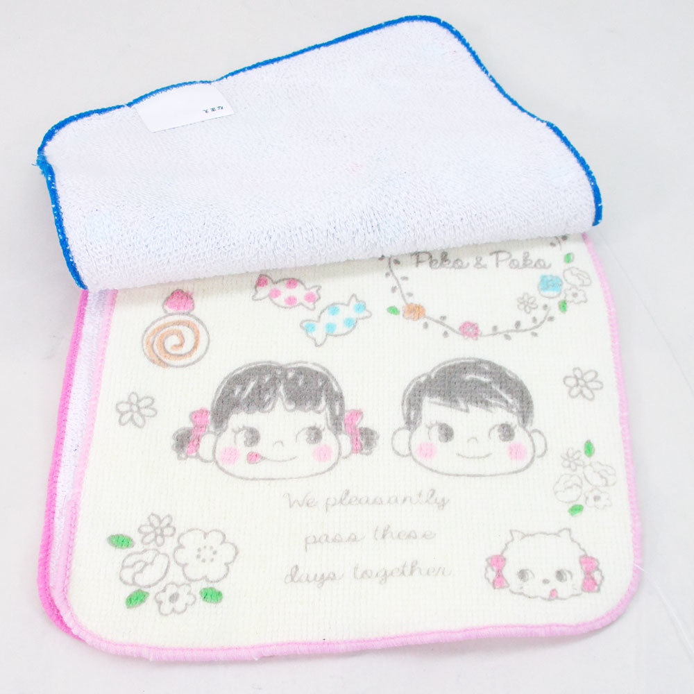  small towel 3 sheets set Peko-chan Fujiya Mill key hand towel goods Mini towel x1 piece / free shipping mail service Point ..