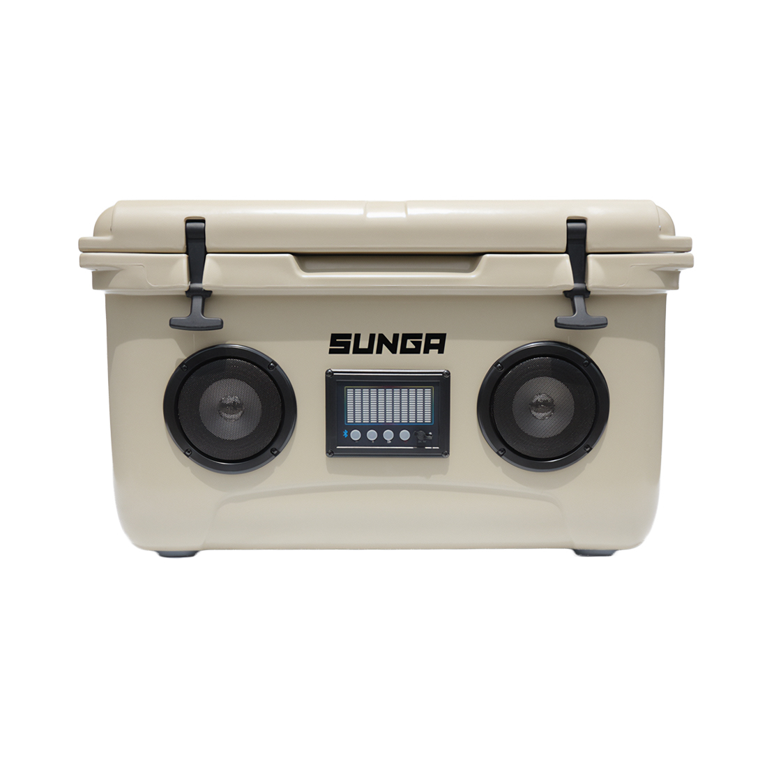 SUNGA クーラーボックス 45L Bluetooth スピーカー ベージュ 大型 クーラーバッグ アウトドア キャンプ 釣り バーベキュー_画像1