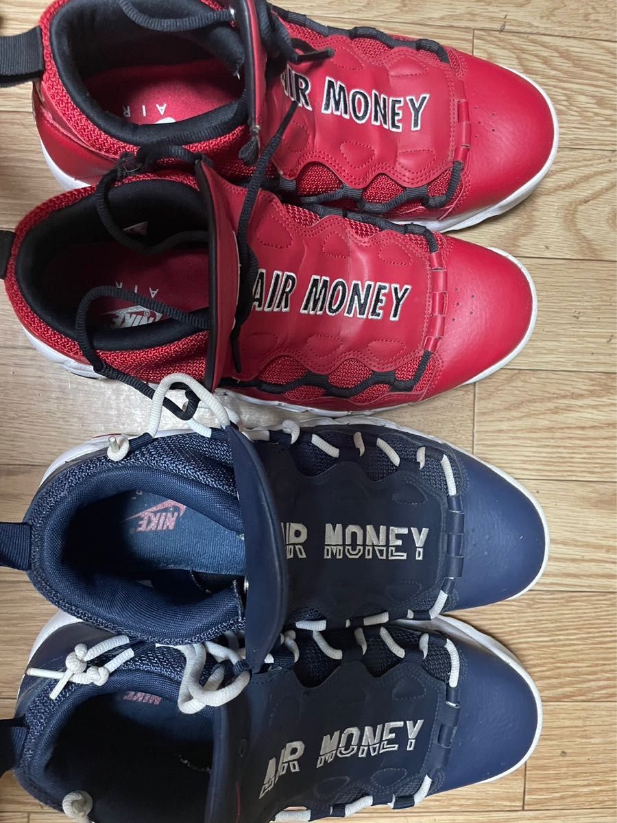 NIKE AIR MORE MONEY エアモアマネー 28.5cmネイビー