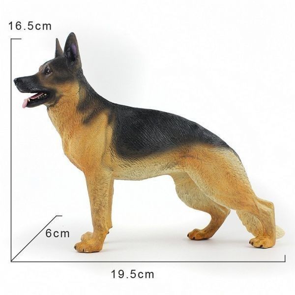 ( prompt decision )shepa-do figure german dog dog .. toy interior ornament decoration toy police good-looking kore comb .