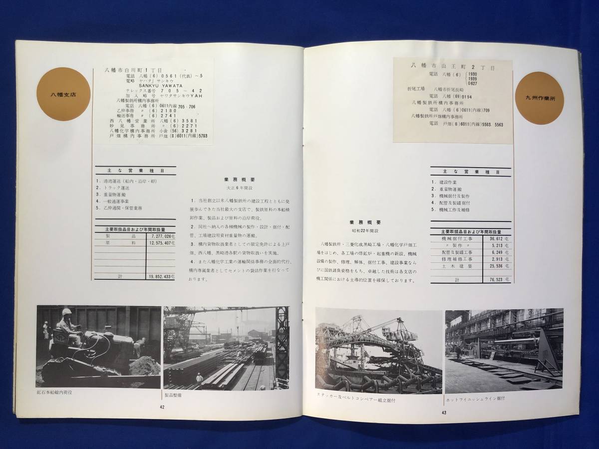 CF1331m●山九運輸機工株式会社 営業案内 昭和30年代 レトロの画像4
