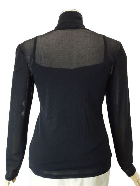 未使用品 レリアン Leilian 長袖 タートルネック ニットカットソー 9