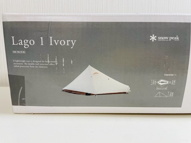 C-61125M 【新品 未開封】 snow peak スノーピーク LAGO 1 IVORY ラゴ1
