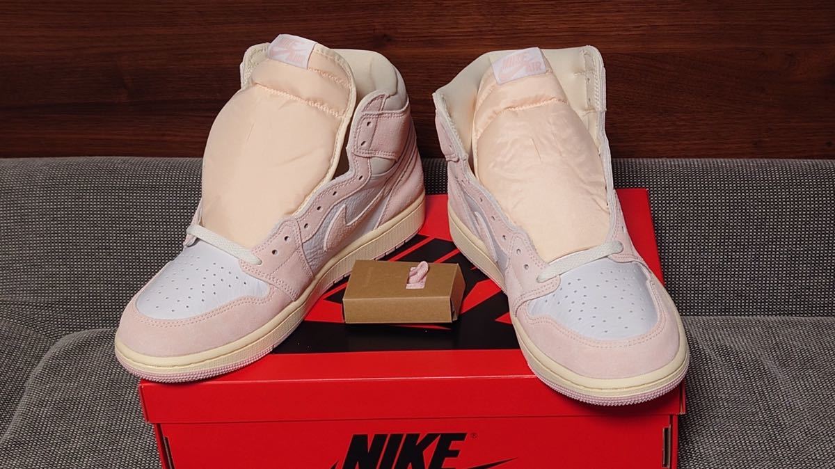 NIKE WMNS AIR JORDAN 1 HIGH washed pink w27.5cm 新品　未使用　ナイキ　スニーカー_画像6