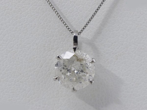 PT850/900 ダイヤ1.32ｃｔ ネックレス 1.7ｇ-