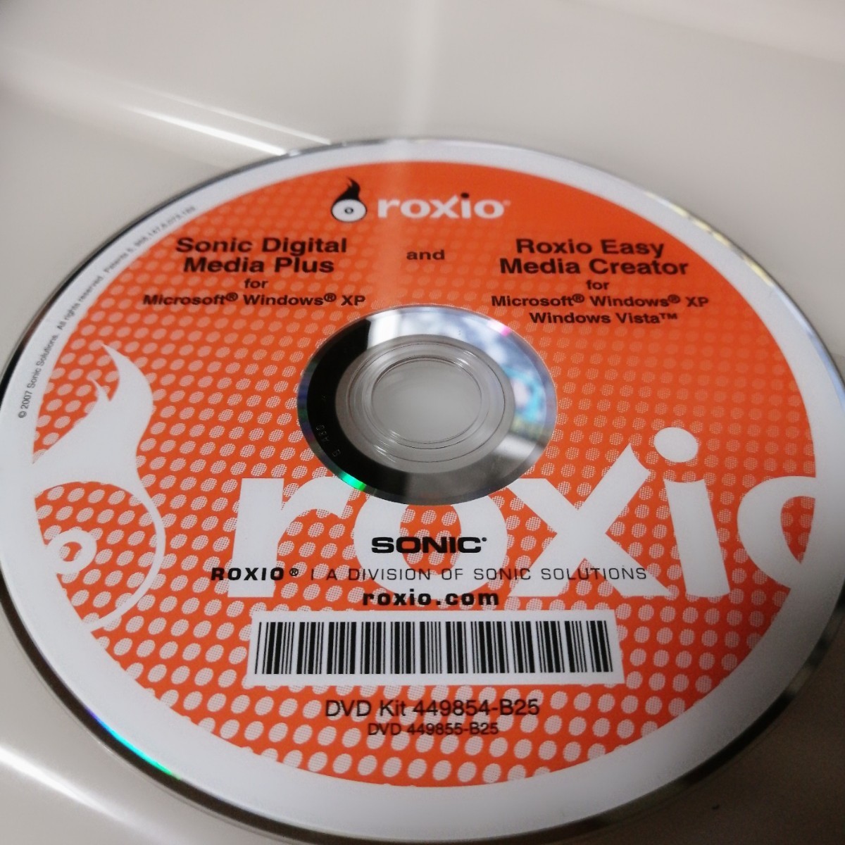 DVD-Rom / roxio Sonic Digital Media Plus / Roxio Easy Media Creator_画像3