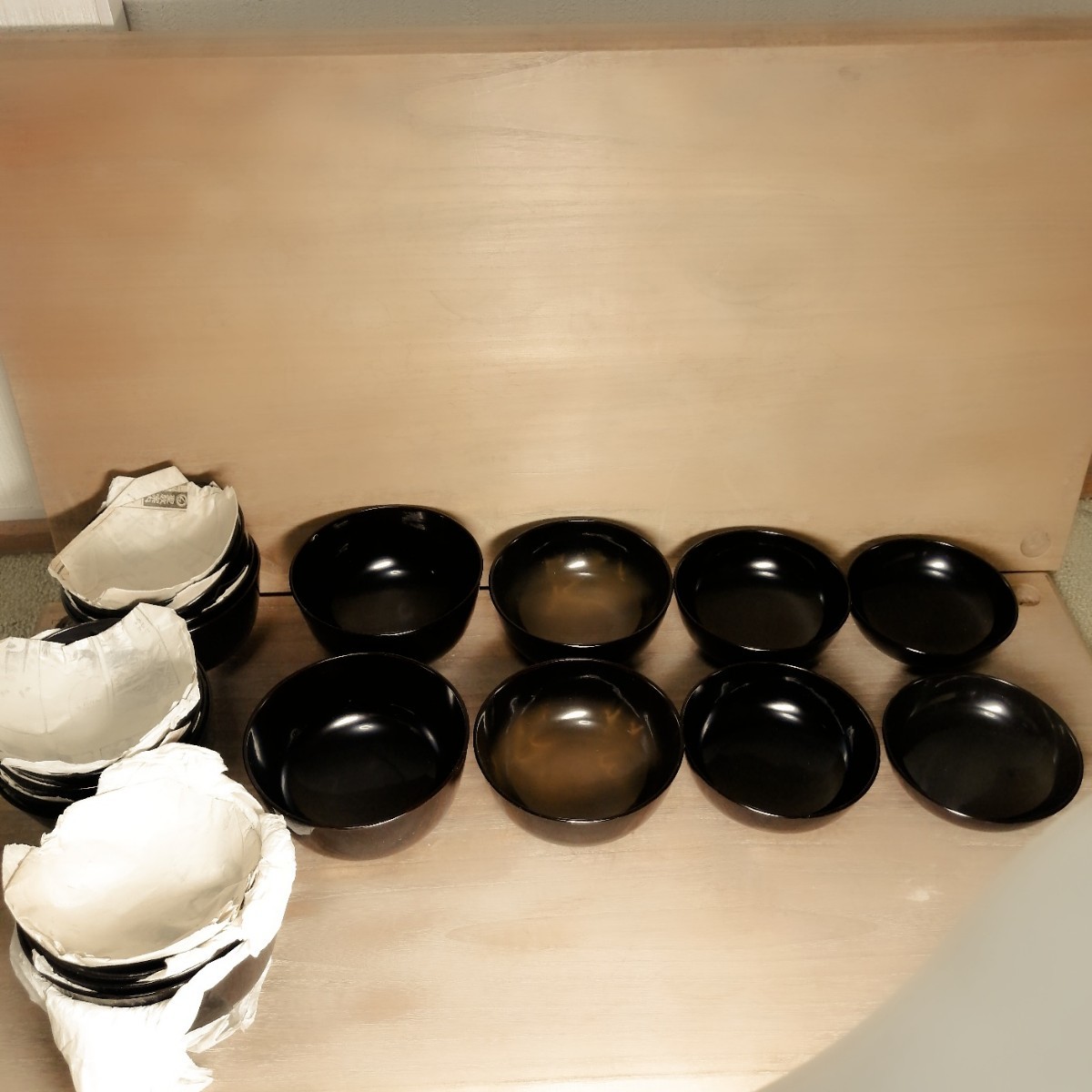懐石道具 四つ碗 応量器 10客 紙箱 茶道具 茶懐石 吸い物椀 雑煮椀 汁
