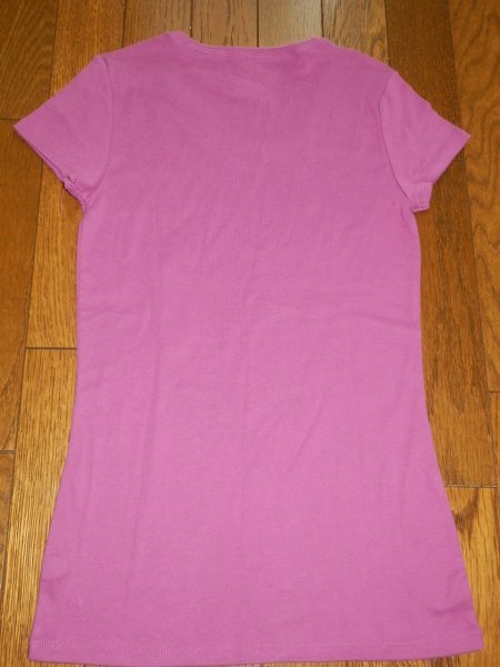 t20：未使用★GAP 半袖カットソー 紫 S ファッション 小物 レディース　女性 細身_画像2