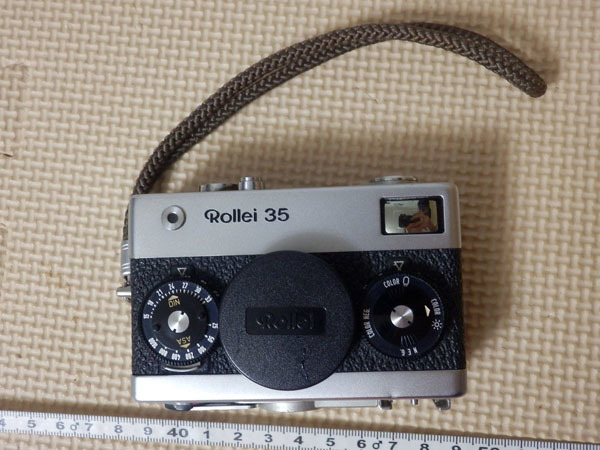 p21：Rollei 35 1:3.5 f＝40㎜ フィルムカメラ レンジファインダー シルバー 中古　カバー　レンズ 本体
