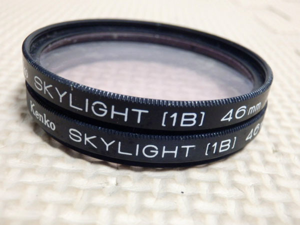 p109：Kenko 2点セット 46mm SKYLIGHT 1B カメラ フィルター アクセサリー 付属_画像2