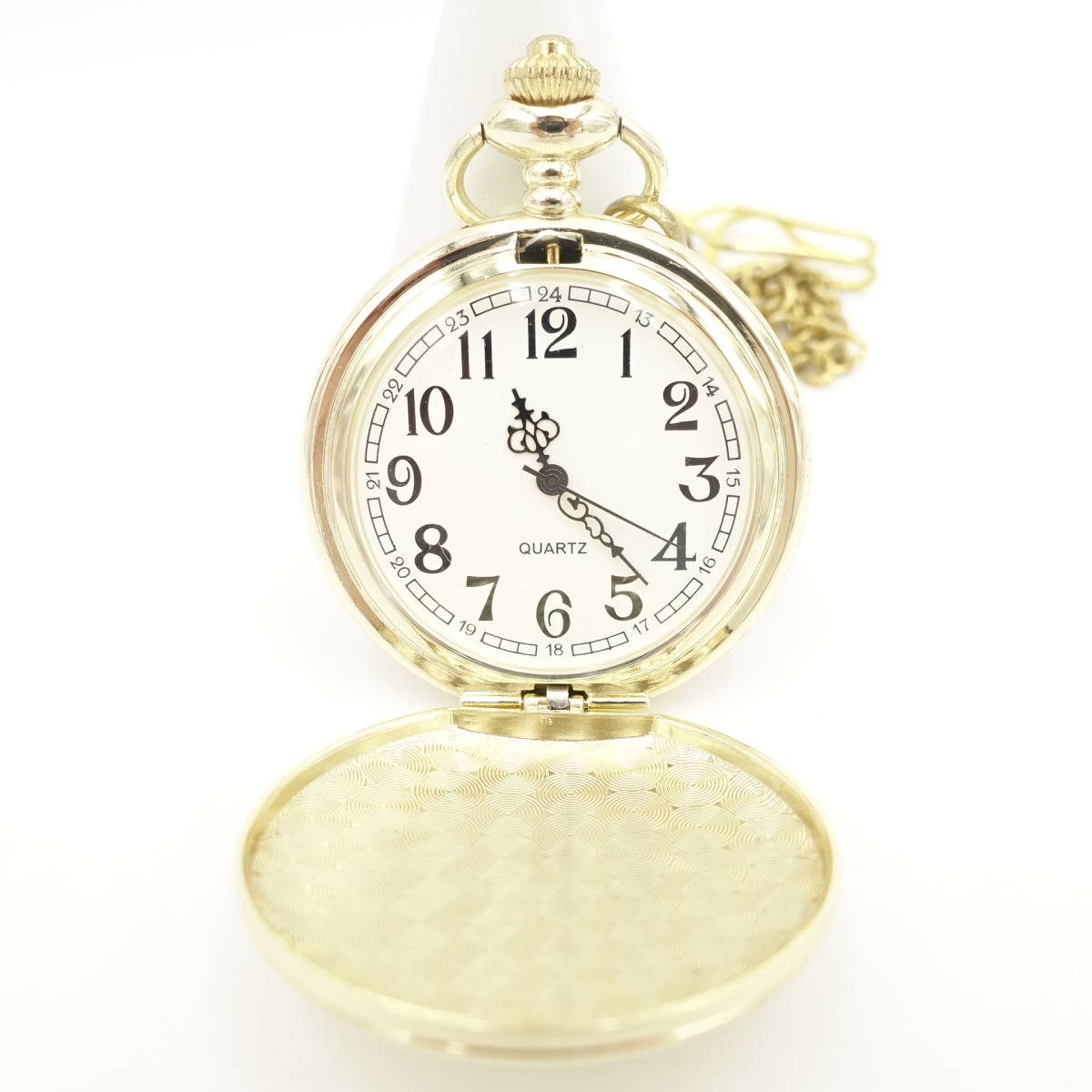  pocket watch / Gold color / used / chain attaching / operation not yet verification / antique / retro /12051