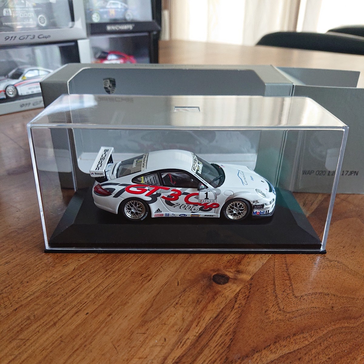 PORSCHE特注 ミニチャンプス MINICHAMPS WAP 020 126 17JPN 1/43 PORSCHE 911 GT3 Cup ポルシェ _画像9