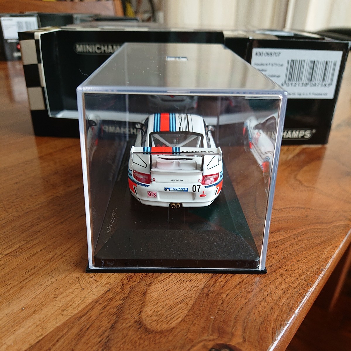 ミニチャンプス MINICHAMPS 400 086707 1/43 PORSCHE 911 GT3 Cup IMSA GT3 Challenge 2008 ポルシェ イムサ ケース付き_画像10