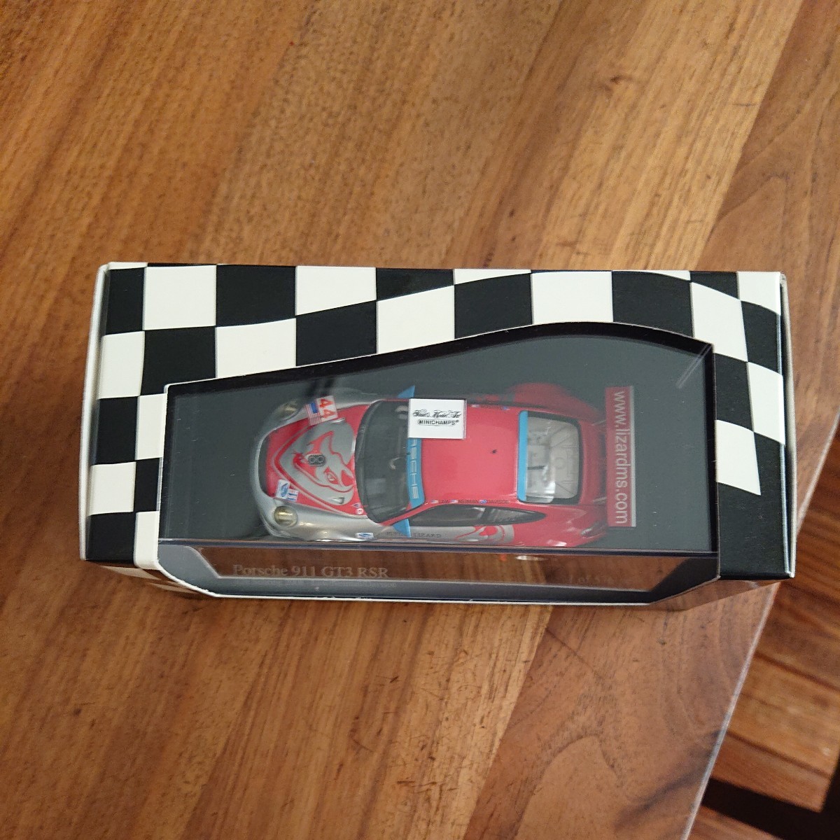 《美品》ミニチャンプス MINICHAMPS 400 087844 1/43 PORSCHE 911 GT3 RSR 12h Sebring 2008 ポルシェ セブリング_画像5