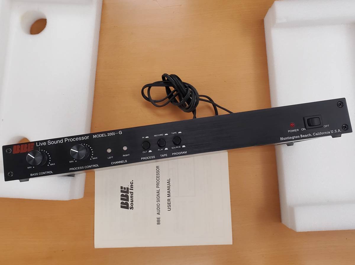 BBE audio signal processor 2001-G Live Sound Processor