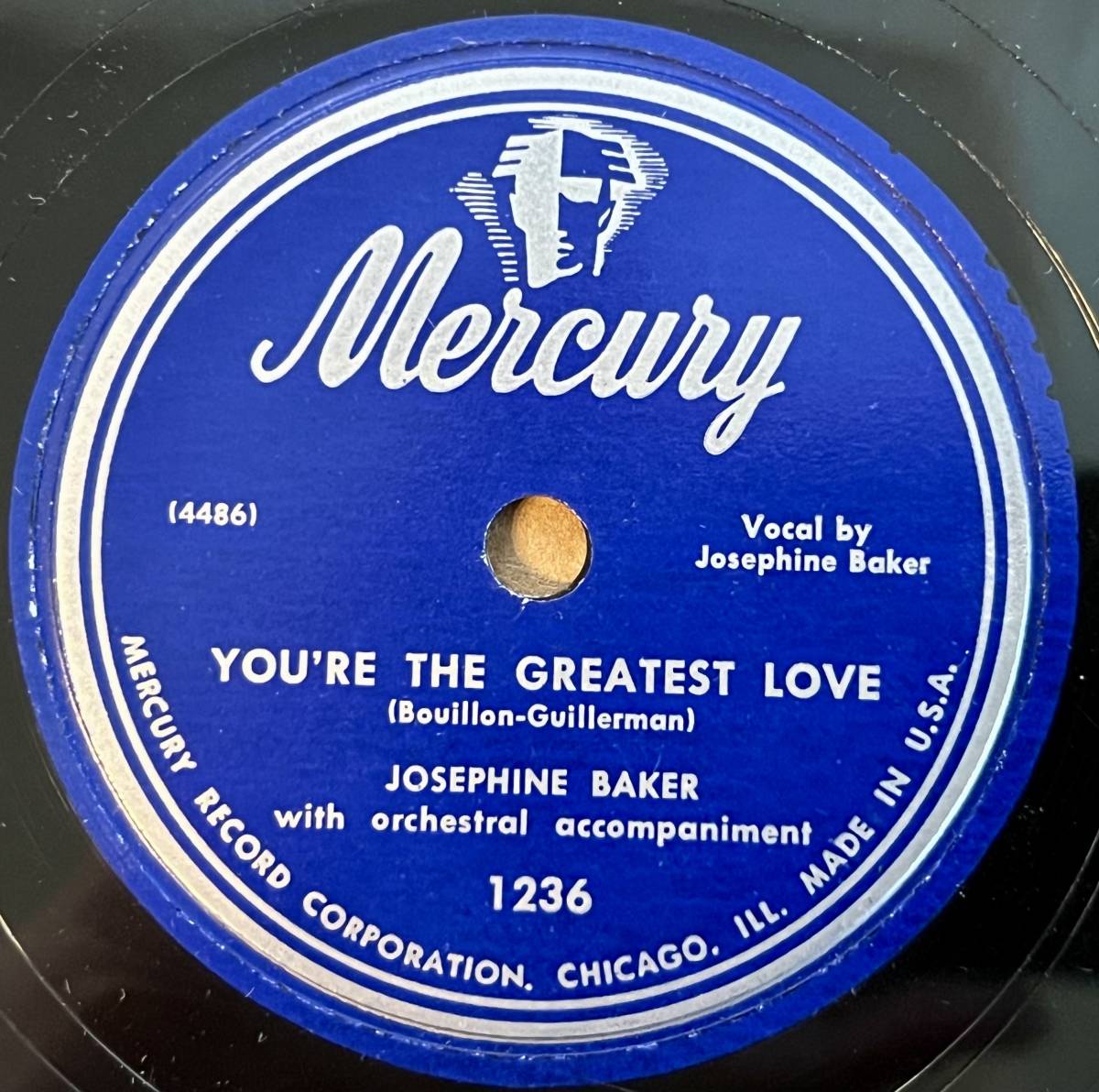 JOSEPHIN BAKER MERCURY Princesse Sans Amour/ You*re The Greatest Love