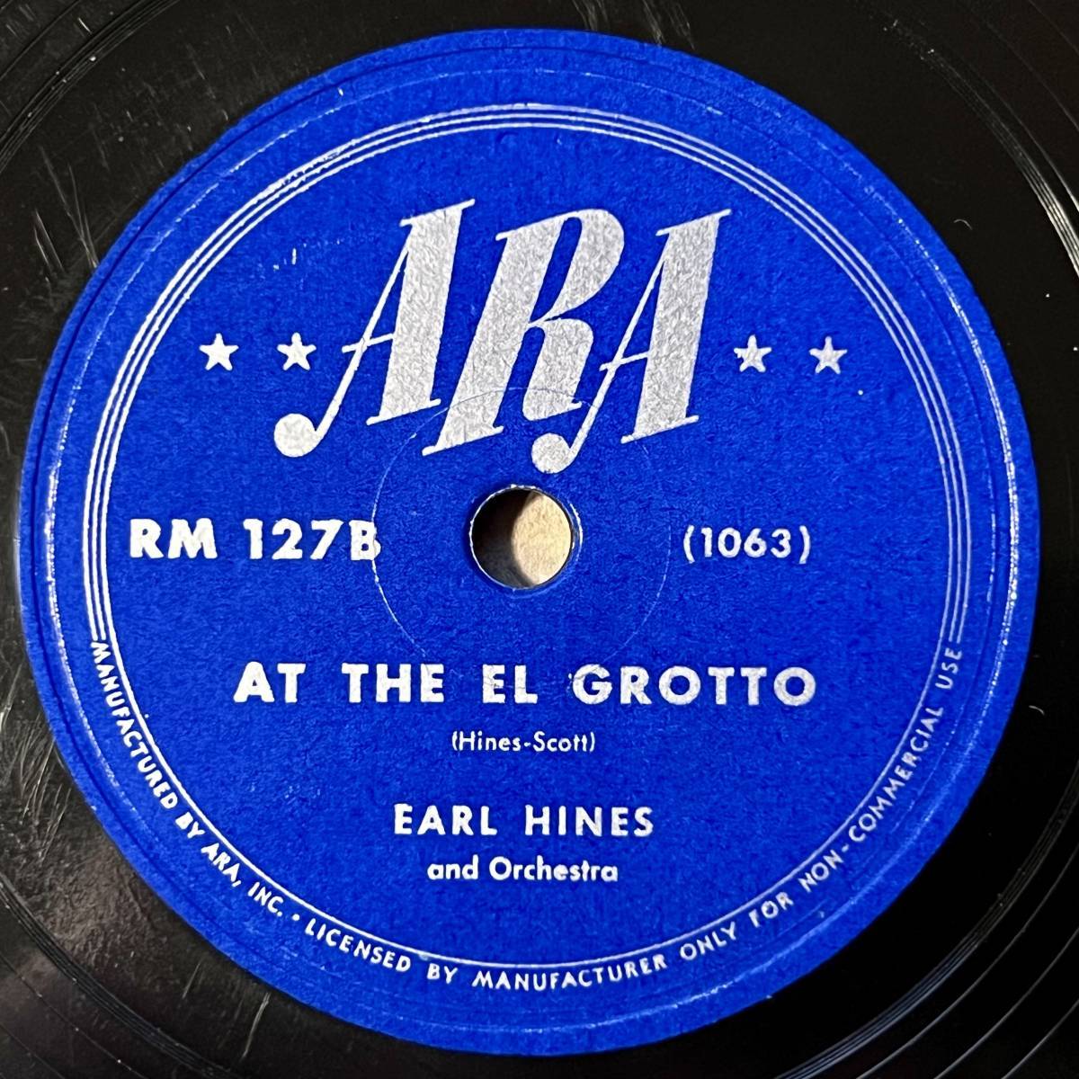 ジャズ EARL HINES ORCH. w WARDELL GRAY ARA At The El Grotto