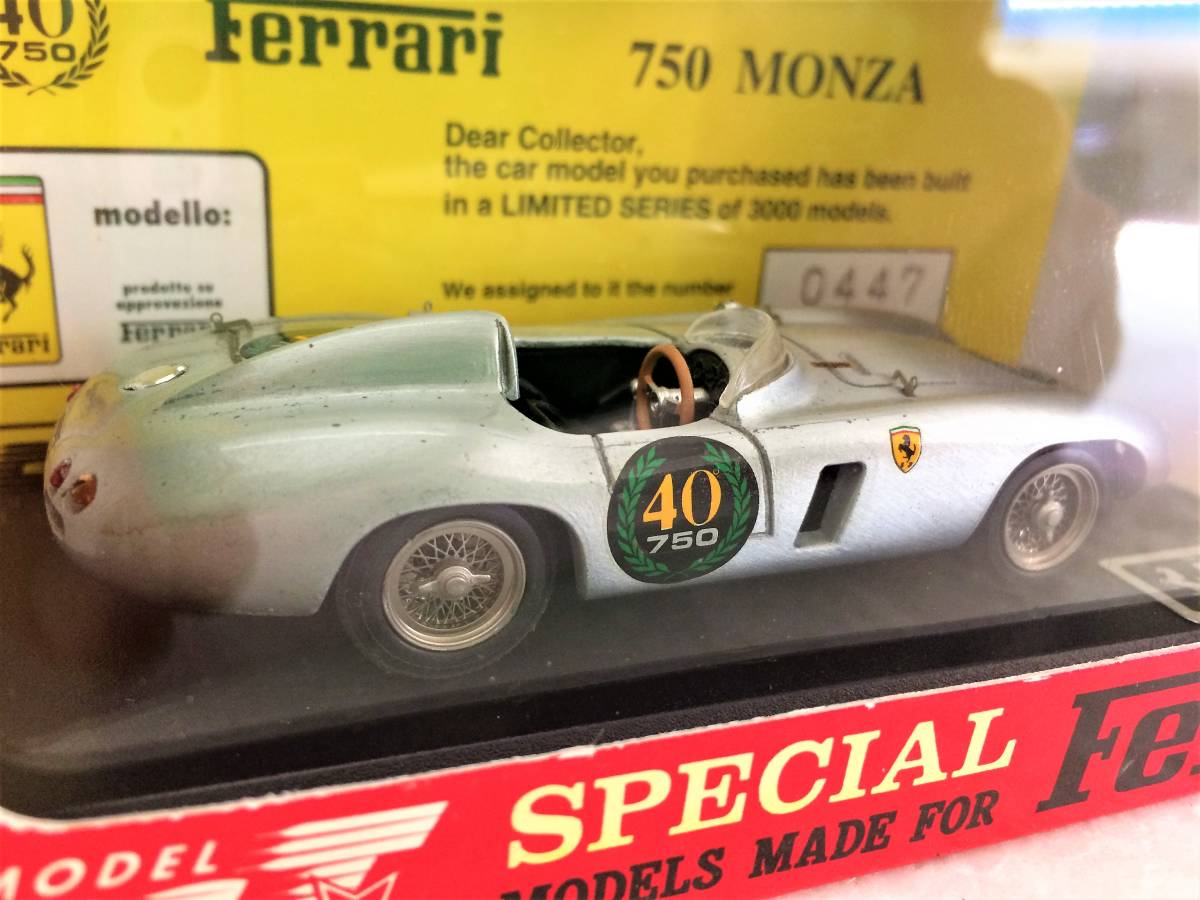 1954 Ferrari 750 Monza 40 anniversary commemoration 3000 шт ограниченая версия подлинная вещь серийный номер 447 номер Италия производства 