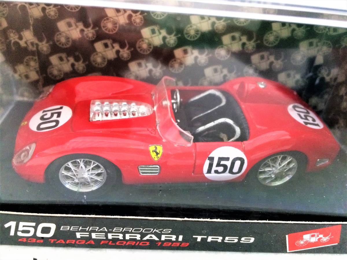 1959　フェラーリ　テスタロッサ　TR59 　シリアルナンバー付3508番 150　BEHRA BROOKS　タルガフローリオ ブルム　４３A　絶版　当時物_画像4